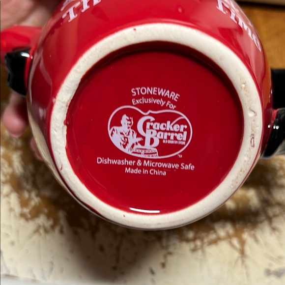 Red Rooster Mug with Fun Quote - Picture 6 of 6